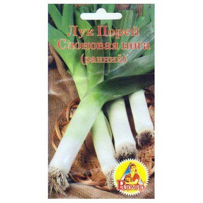 Насіння цибулі-порей Слонова нога, 100 шт (Радомир)